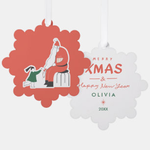 Ornements de Noël Personnalisés – Vacances de Noël