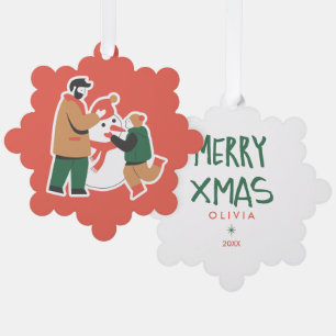 Ornements de Noël Personnalisés – Vacances de Noël