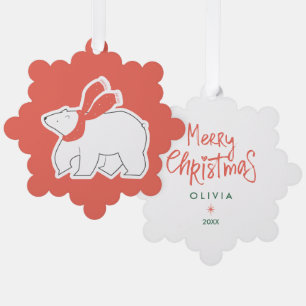 Ornements de Noël Personnalisés – Vacances de Noël