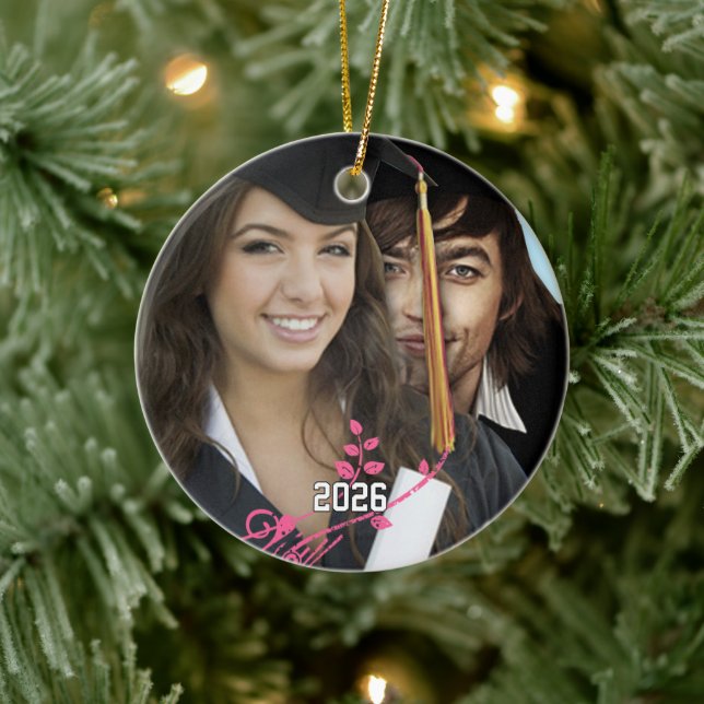 Ornements de Noël pour photos de remise de diplôme (Arbre)