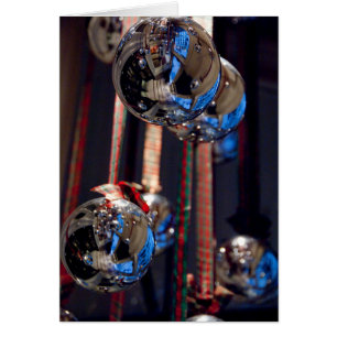 Ornements de Noël réfléchissants en argent