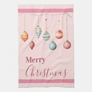 Ornements de Noël victoriens Serviettes de cuisine