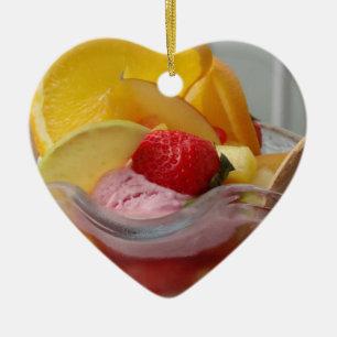 Ornements de parfait de crème glacée