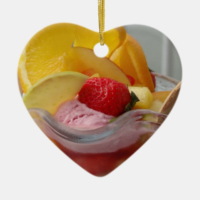 Ornements de parfait de crème glacée (Devant)