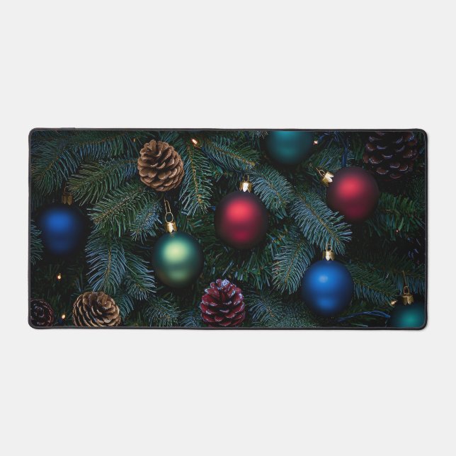 Ornements de sapin de Noël élégants classiques (Recto)