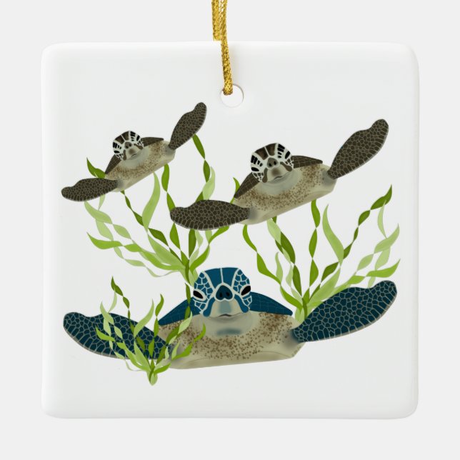 Ornements de tortues marines (Devant)