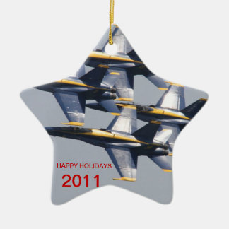 Ornements de vacances d'ange bleu par Todd