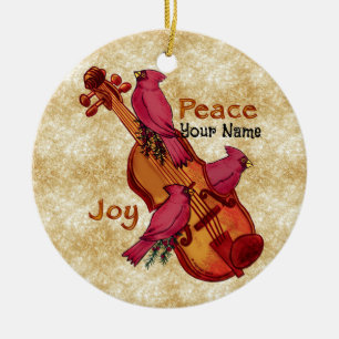 Ornements de violon des cardinaux