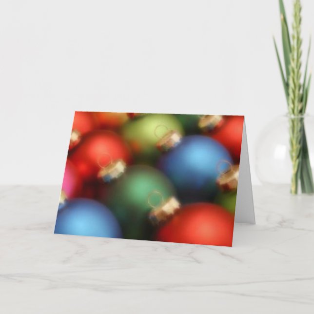 Ornements en boue - Carte de Noël (Devant)