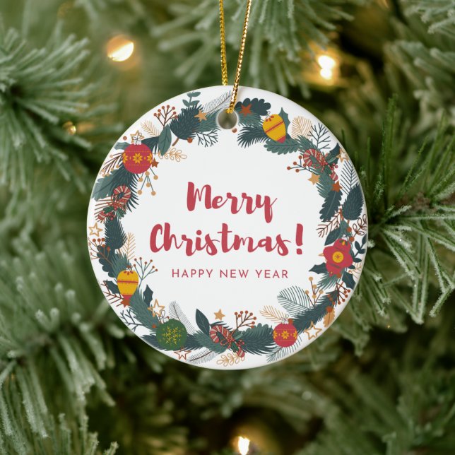 Ornements Fleurs de Noël (Arbre)