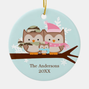 Ornements militaires de Noël de famille