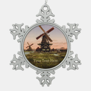 Ornements néerlandais vintages de coutume de