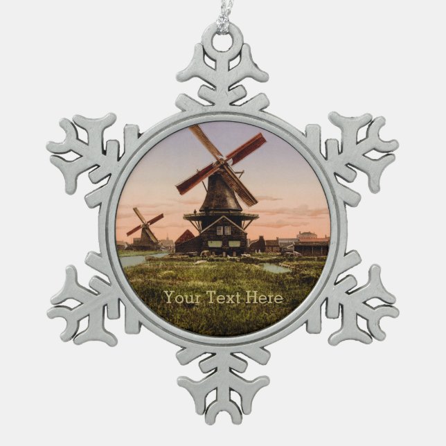 Ornements néerlandais vintages de coutume de (Devant)