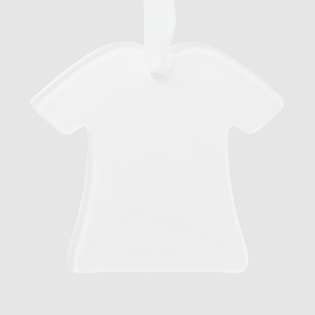 Ornements personnalisés | Céramique, Snowflake & P (devant)