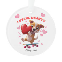 Ornements Valentine moderne pour les cadeaux Girlf