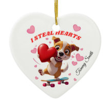 Ornements Valentine moderne pour les cadeaux Girlf