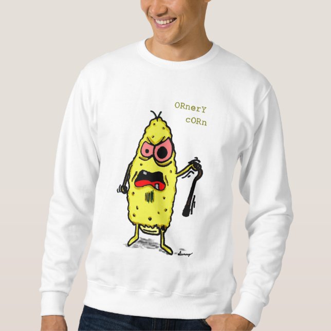 Ornery Corn Mens Sweatshirt (Devant)