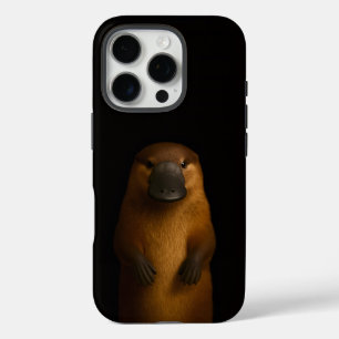 Ornithorynque élégant coque iPhone 16 Pro Luxe Noi