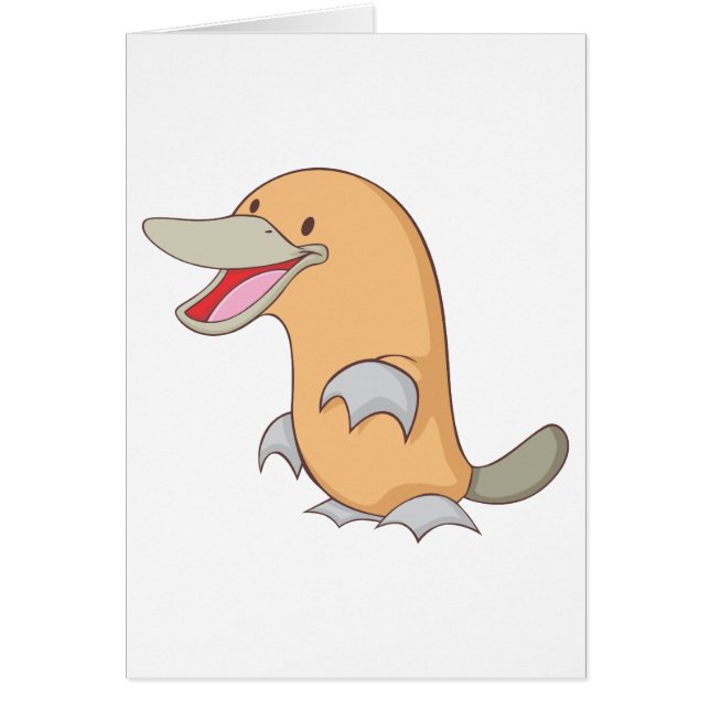 Ornithorynque heureux (Devant)