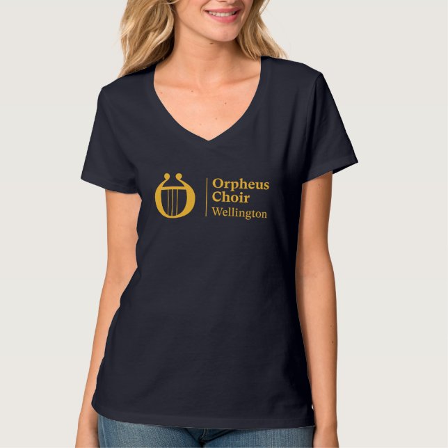 Orphée bleue femme Choir Wellington T-Shirt (Devant)
