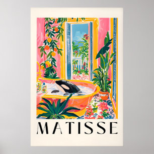 Orque de style Matisse dans une impression tropica