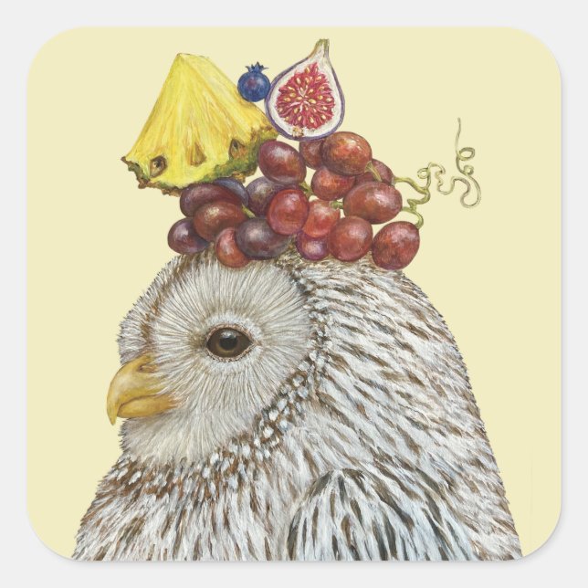 orson les autocollants du hibou (Devant)