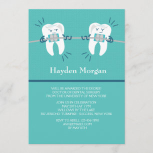 Orthodontie Graduation Invitation