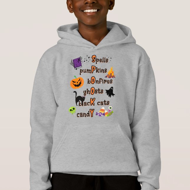 Orthographe éffrayante avec toutes choses Hallowee (Devant)