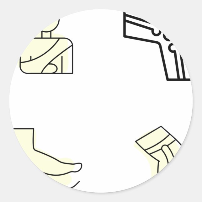 Orthopedic Nurse Sticker Pack - Orthopedic Nurse (Devant)