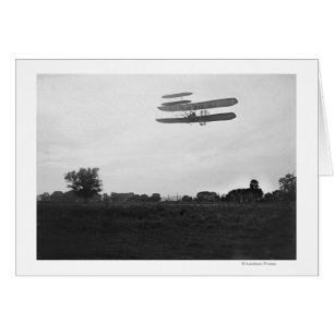 Orville Wright au vol 41 à 60 pieds de hauteur