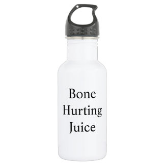 Os blessant la bouteille de jus