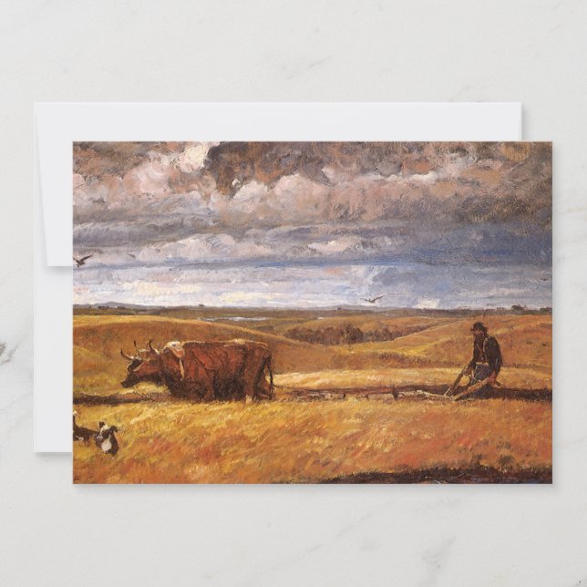 Os de bisonneaux labourés par Harvey Thomas Dunn (Devant)