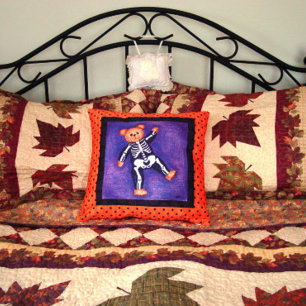 Os d'ours Coussin d'Halloween