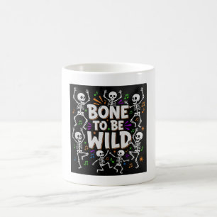 Os pour être sauvage Danser Skeletons Café Mug