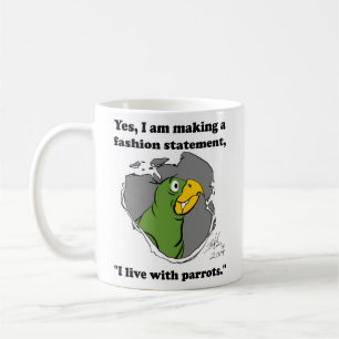 Oscar le perroquet de dessin animé Mug