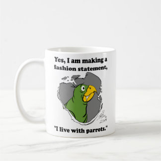 Oscar le perroquet de dessin animé Mug