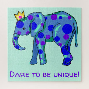 Oser être unique Elephant Puzzle Puzzle