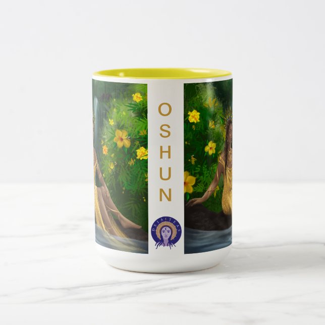 Oshun Orisha/Goddess Tea Mug (Corps complet) (Centre)
