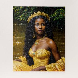 Oshun Orisha - Regal African Goddess Art Puzzle