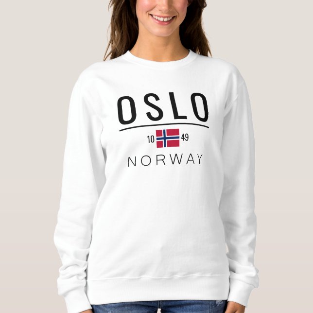 Oslo Norvège 1049 Sweatshirt (Devant)