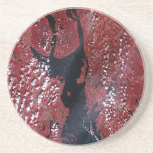 Oslofjorden, Norvège Dessous de verre de grès