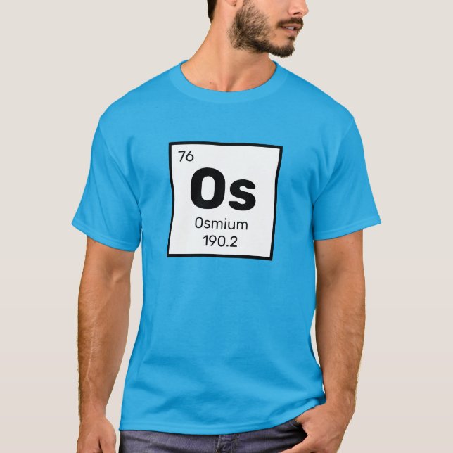 Osmium / Tableau Périodique - T-shirt Élément Os (Devant)