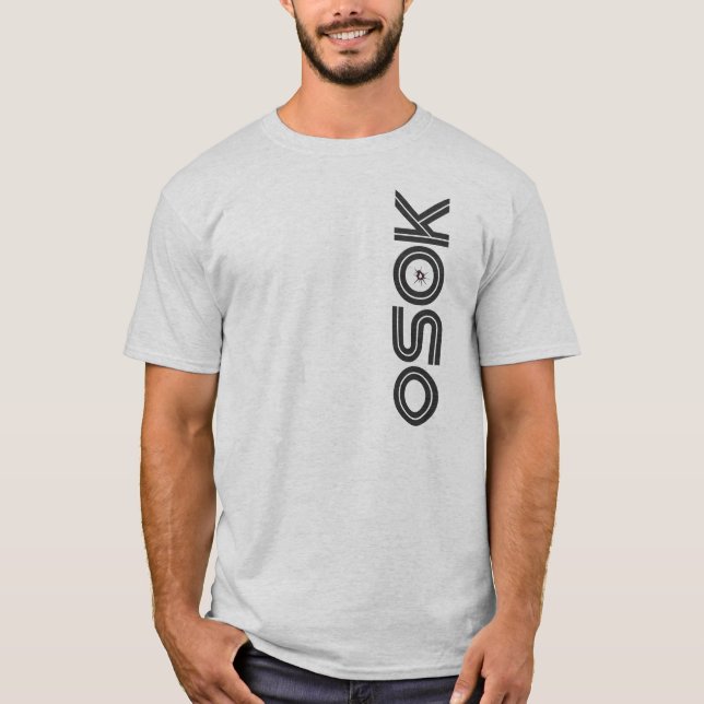 OSOK - Graphique d'obscurité de T-shirt de trou de (Devant)