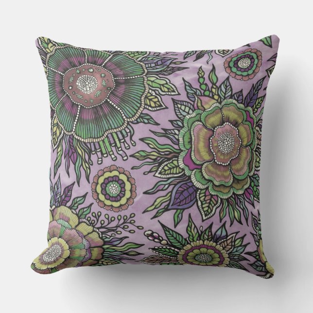 Ostara : Fréquence Terrestre - Coussin Maximaliste (Recto)