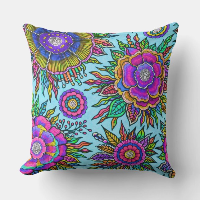 OSTARA : Résonance Céleste - Coussin Maximaliste (Recto)