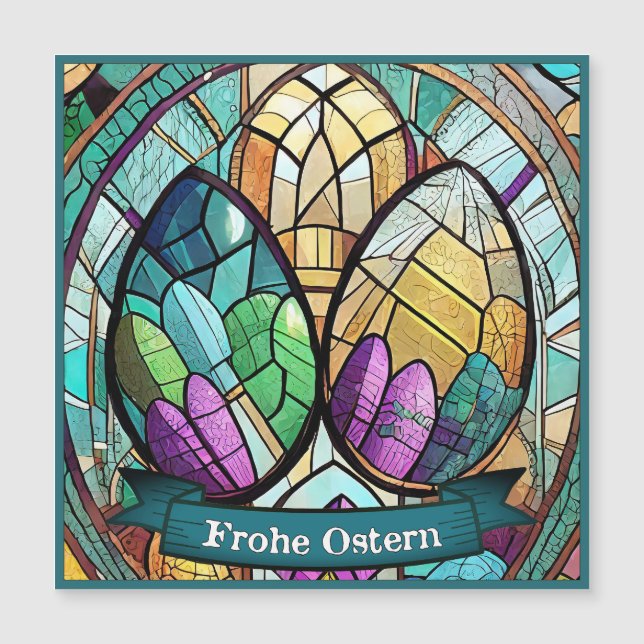 Ostermotiv farbiger Cartoon mit Ostéréier 56019 (Devant)