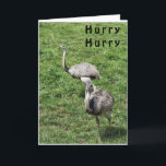 OSTRICHES DIT HEUREUX **AVRIL ANNIVERSAIRE** CARTE<br><div class="desc">JE FAIS DAVANTAGE AUJOURD'HUI,  MAIS SI VOUS AIMEZ CELUI-CI ET IL DOIT DIRE UN AUTRE MOIS... .PRENEZ UN MOMENT ET CHANGEZ-LE ET MERCI TELLEMENT POUR VOUS ARRÊTER PAR L'UN DE MES NEUF MAGASINS ICI À ZAZZLE. AVEZ UN "GRAND JOUR"</div>