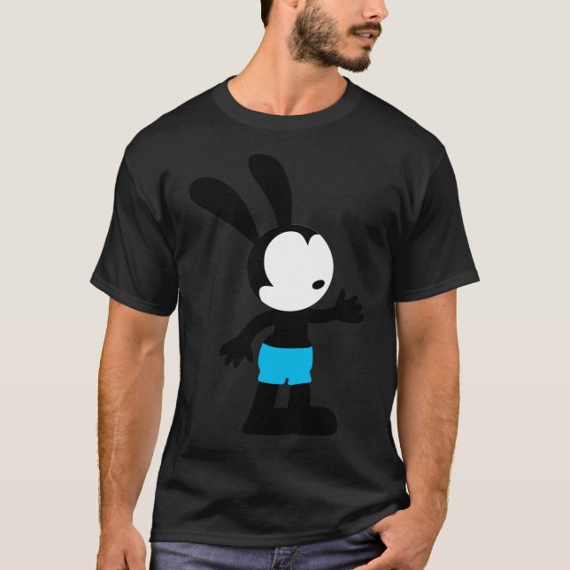 Oswald, le T-shirt classique de lapin chanceux (Devant)