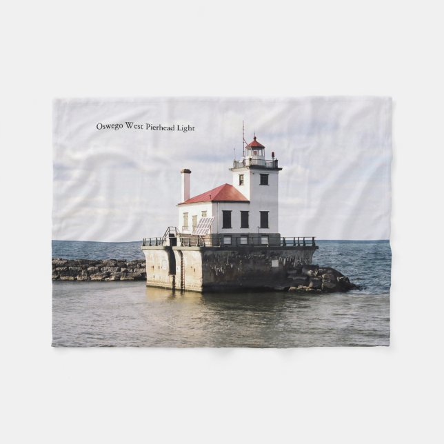 Oswego West Pierhead Lumineuse couverture polaire (Devant (Horizontal))