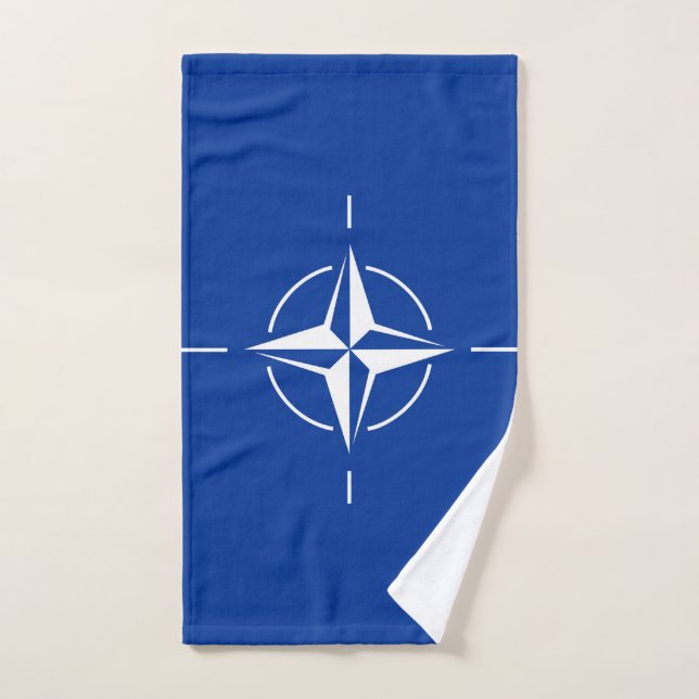 OTAN Atlantic Treaty Organization Allia (Serviette à main)